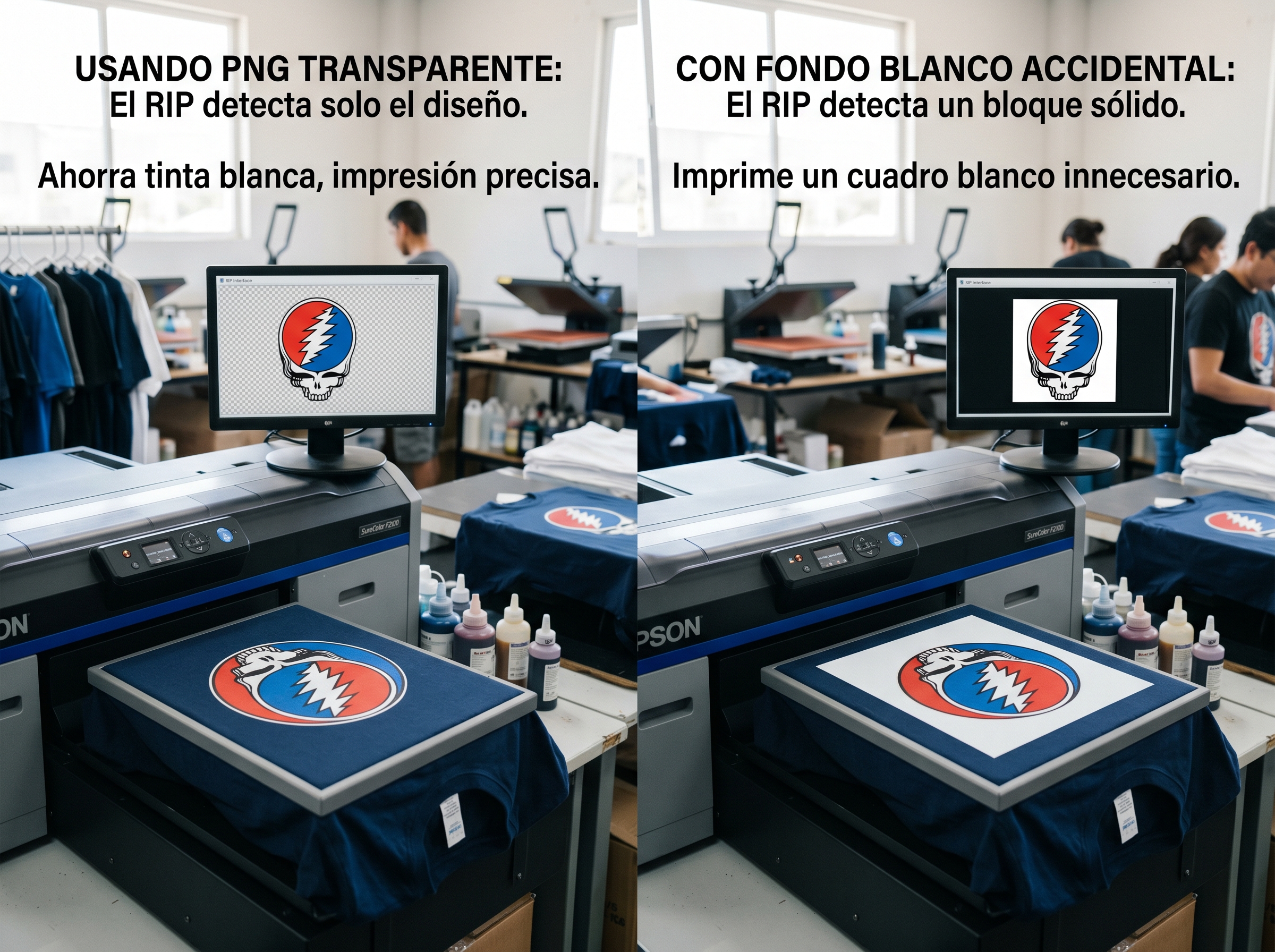 Fondos transparentes reales